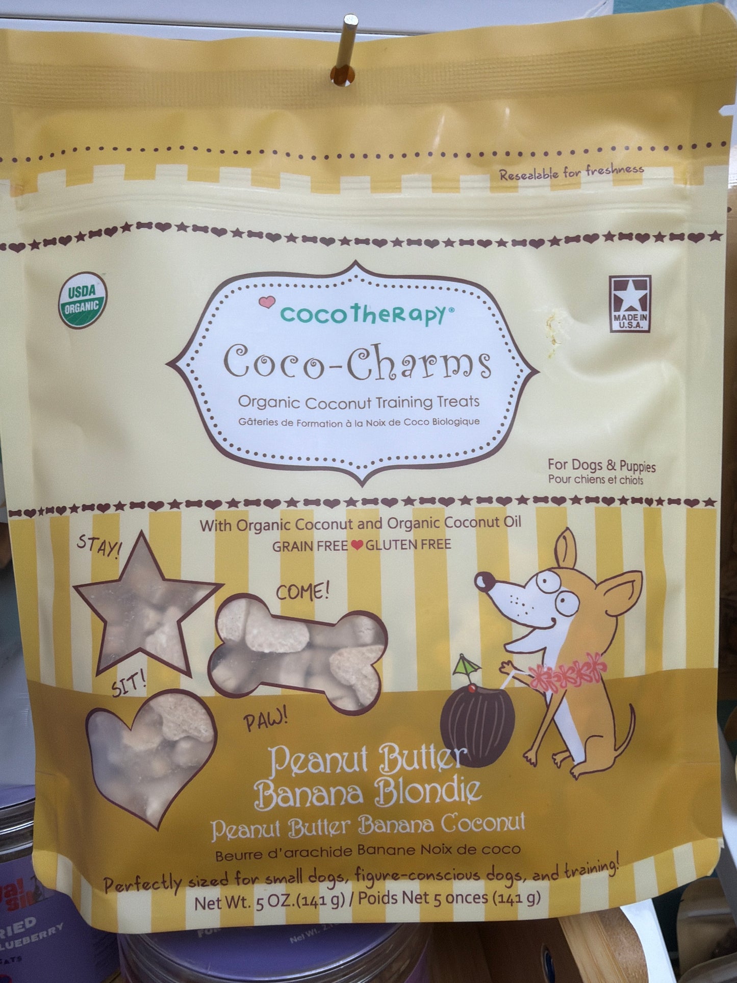 Coco charms peanut butter blondie