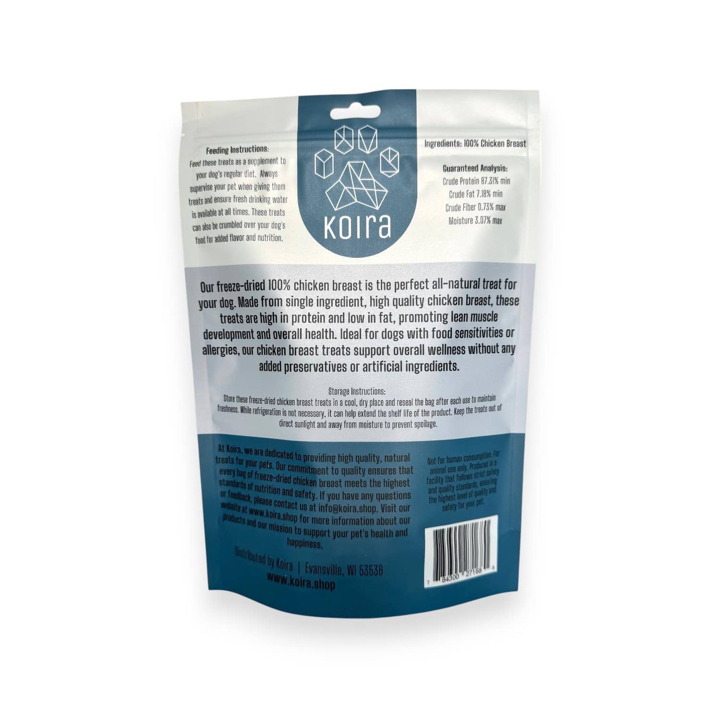 Freeze- Dried Chicken Breast Dog Treats