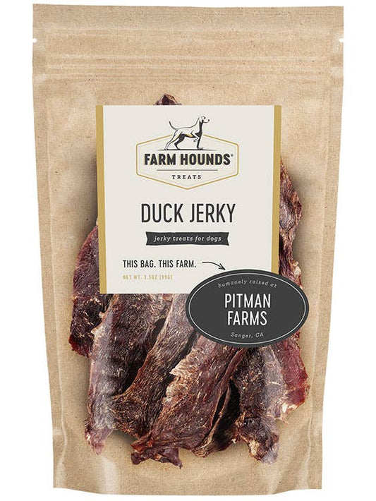 Duck Jerky Dog Treats - All-Natural - 3.5oz