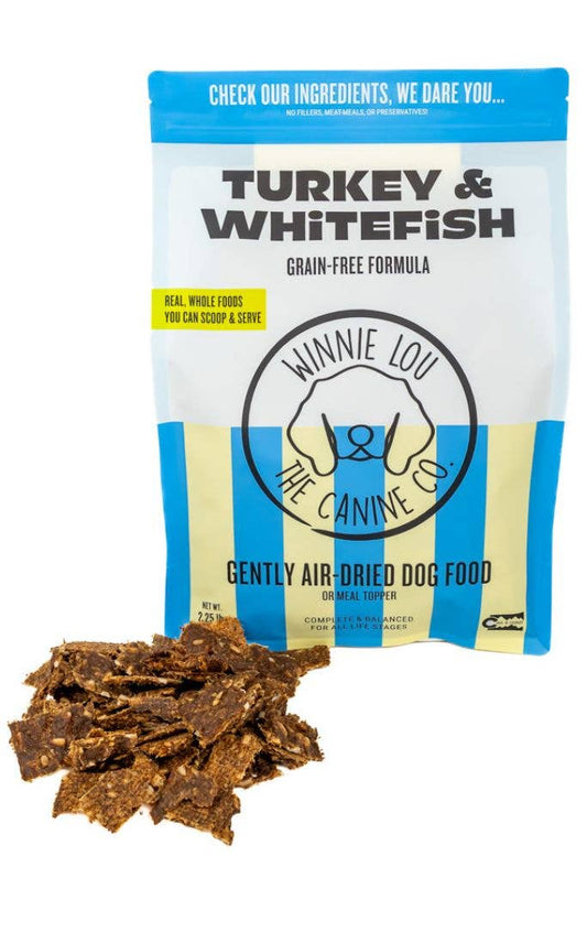 Gently Air-Dried Dog Food - Turkey + Whitefish