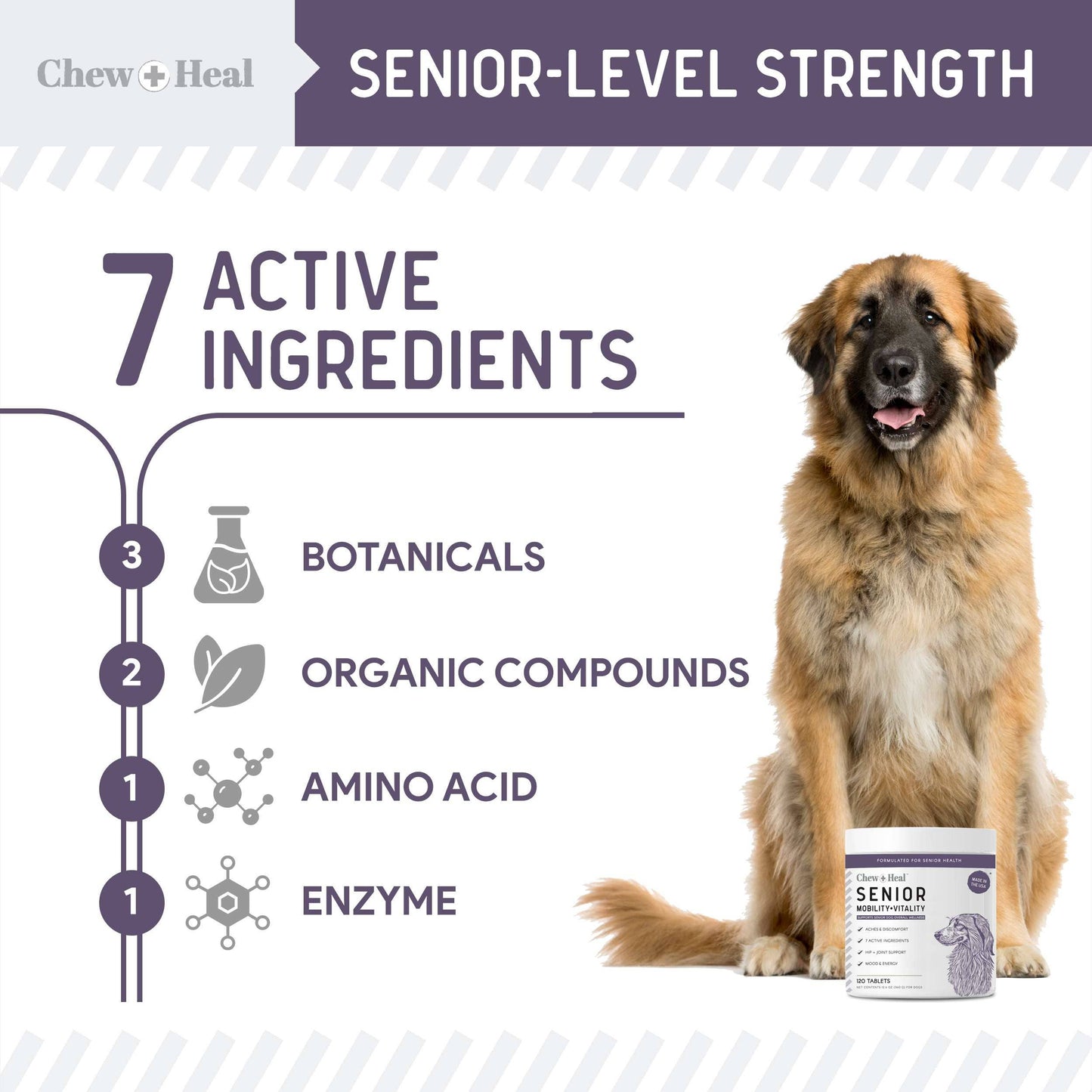 Senior Mobility and Vitality Tablets, 120 Count
