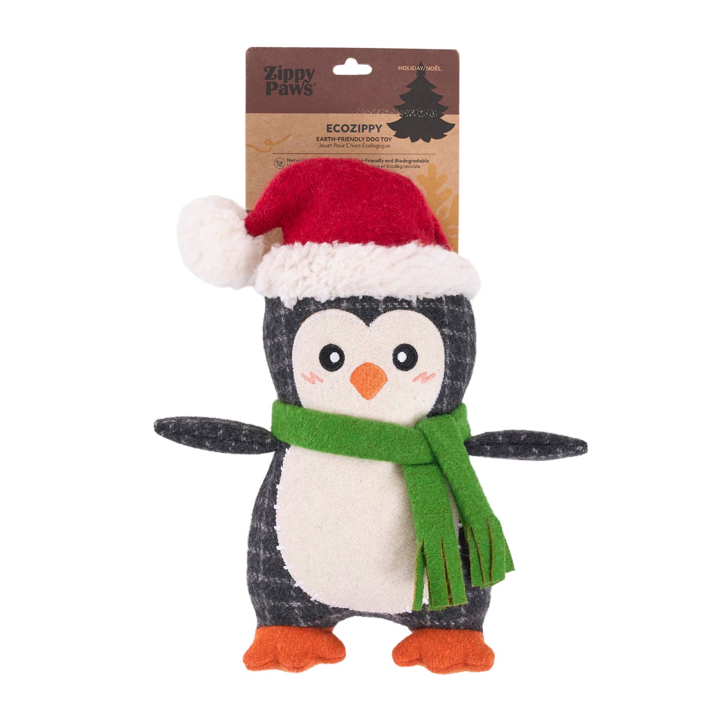 EcoZippy Holiday Cotton Cuddler - Penguin