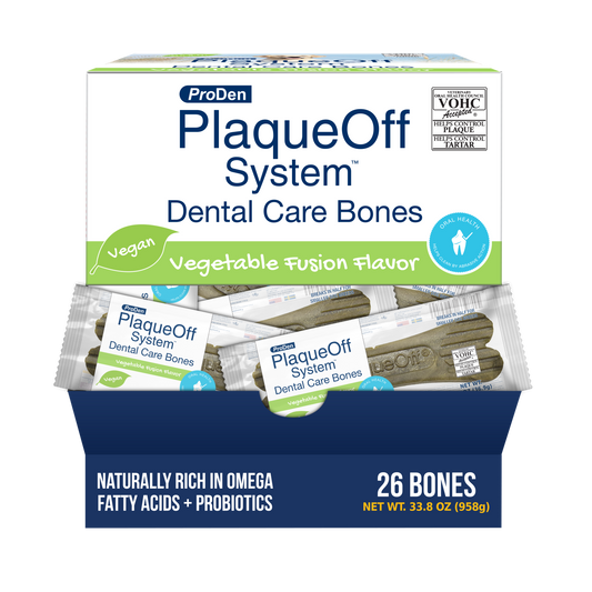 ProDen PlaqueOff System™ Dental Care Bones (26 SINGLE WRAP)