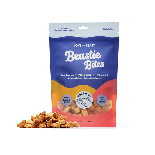 Freeze-Dried Wild Salmon Dog & Cat Treat, 2-oz bag