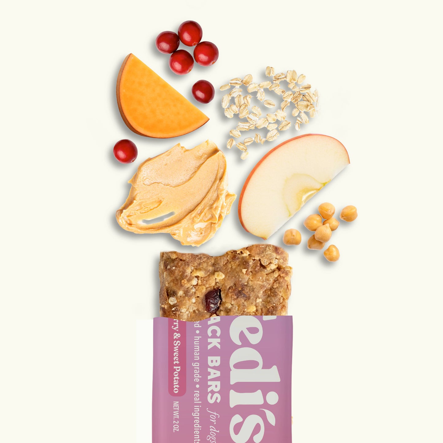 Cranberry & Sweet Potato Snack Bars