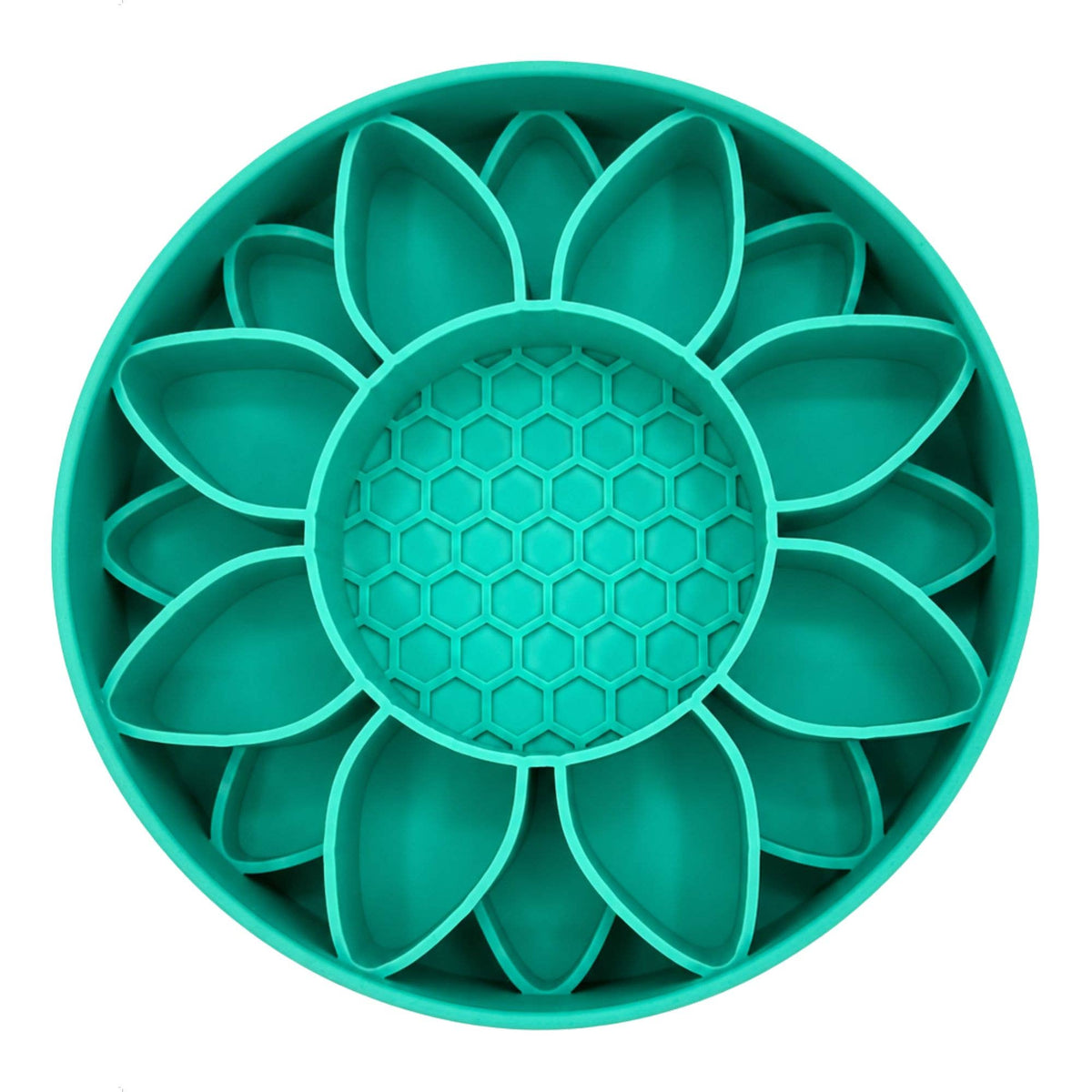 NEW! Koira Sunflower Slow Feeder with Lick Pad - Mint