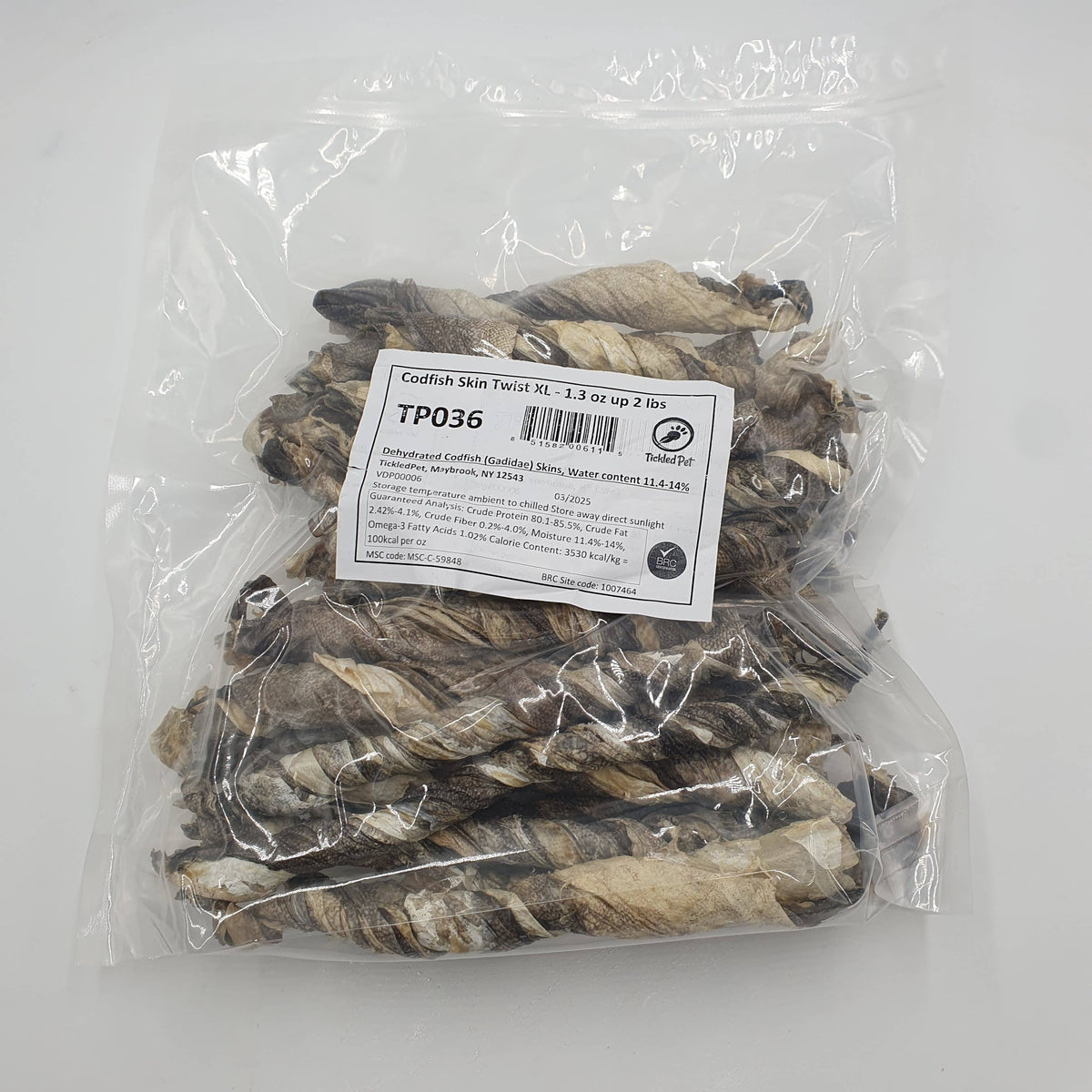 Codfish Skin Twist-Rolls XL (each)