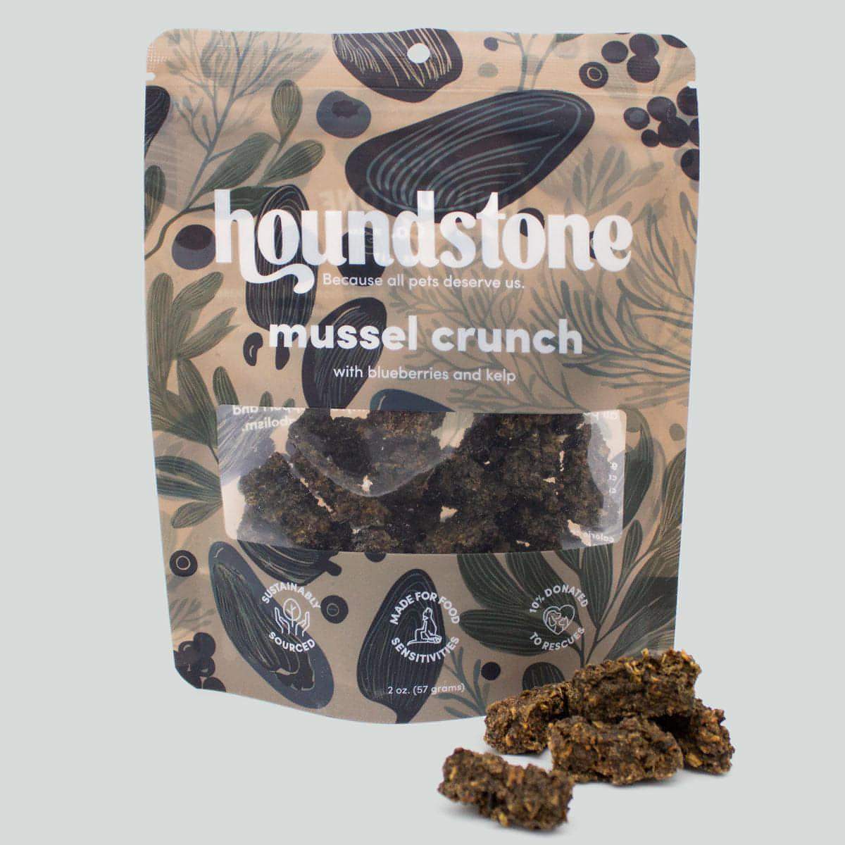 Mussel Crunch | 3 Ingredient Dehydrated Dog Treats for Sensitive Stomachs