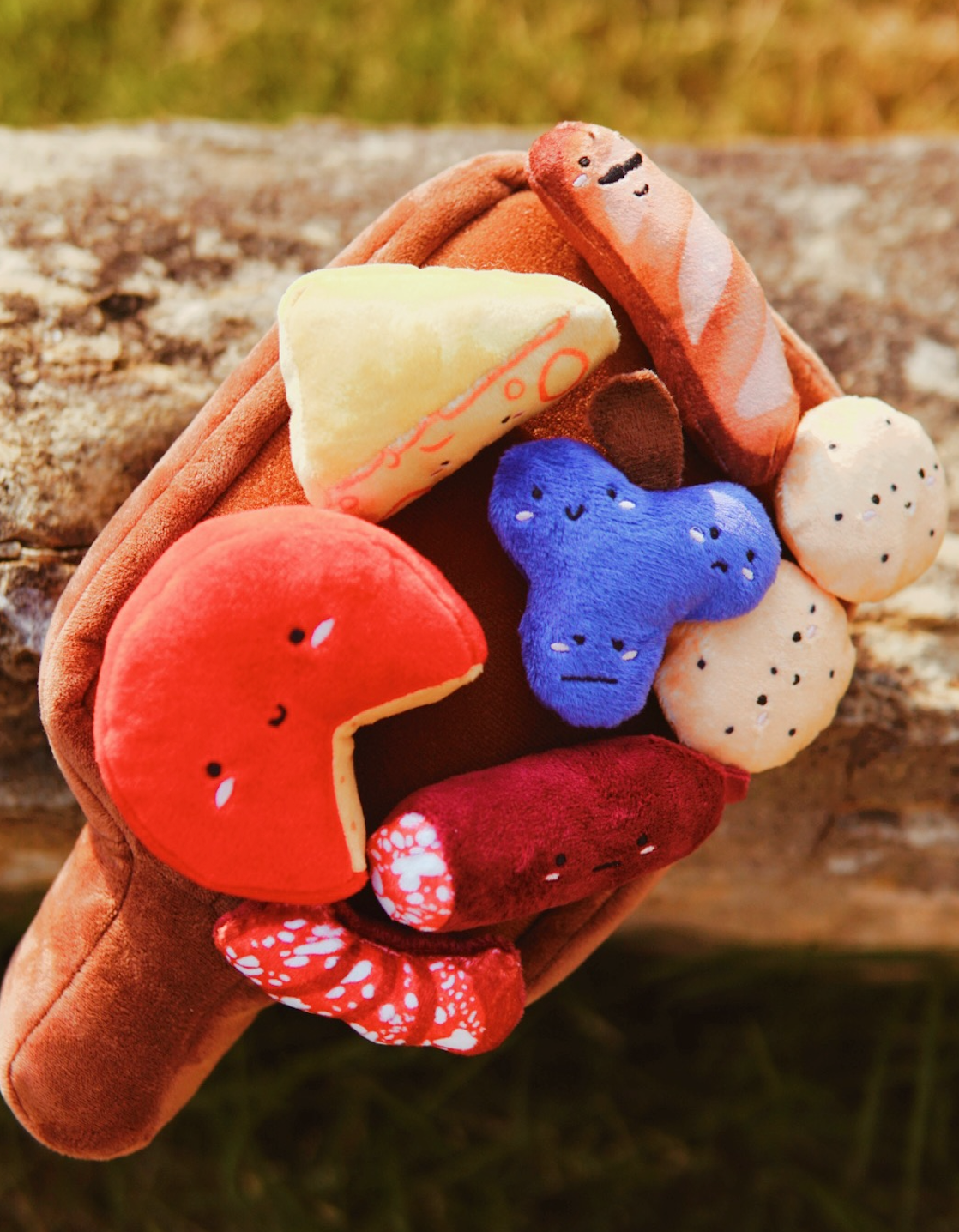 Barkuterie Board Multipiece Pet Plush Toy Ecofriendly