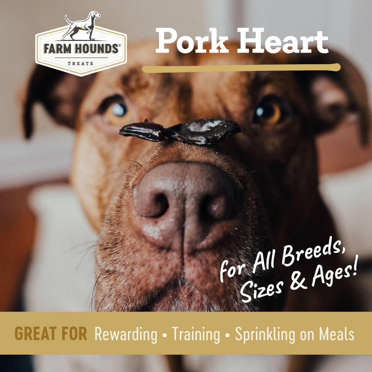 Pork Heart - All-Natural Dog Treats - 4oz