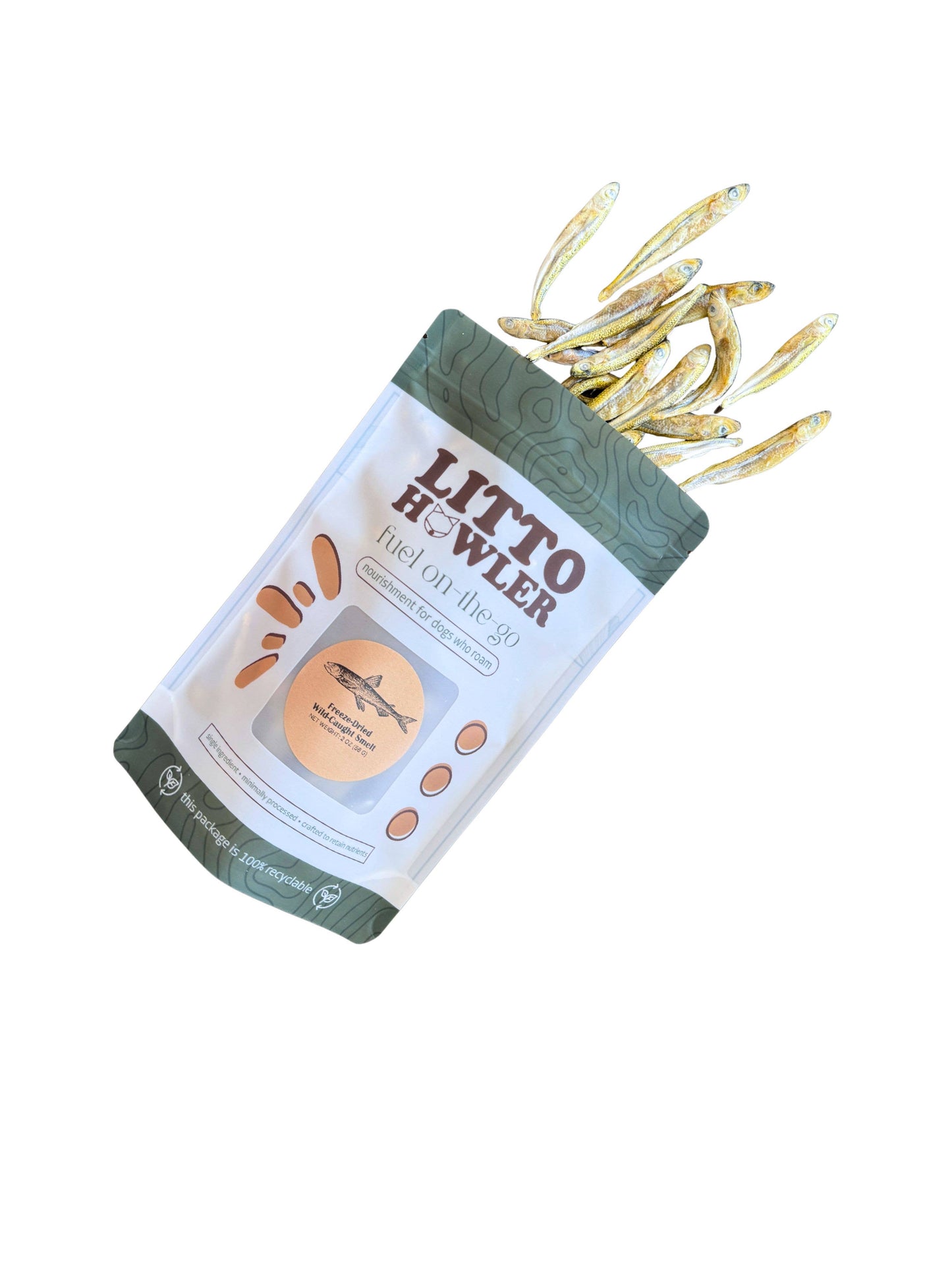 Freeze-Dried Wild Caught Whole Smelt | 2 oz